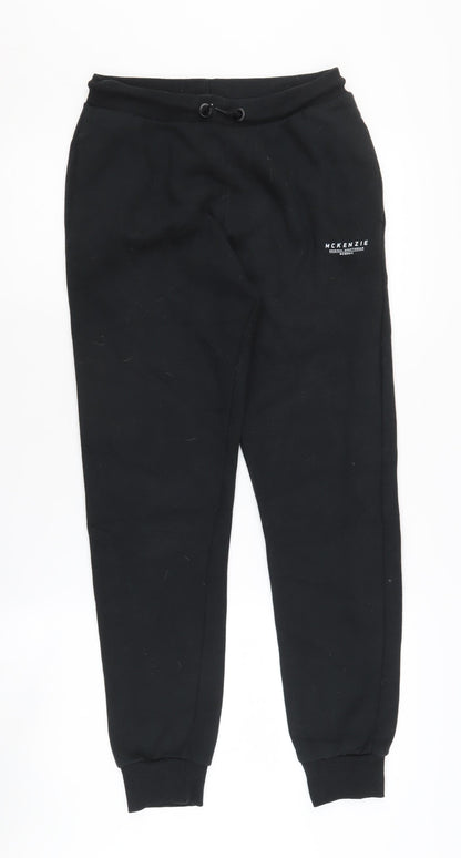 McKenzie Boys Black Jogger Trousers 13 Years