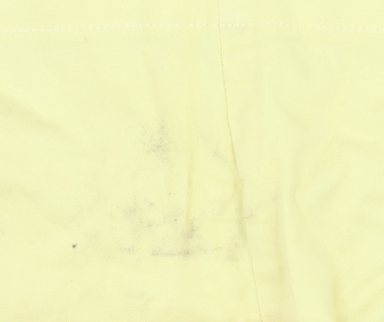 Vila Women's Yellow XS Cotton Pencil Skirt