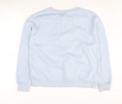 Womens UK Size 6 Disney Blue Pullover Sweatshirt