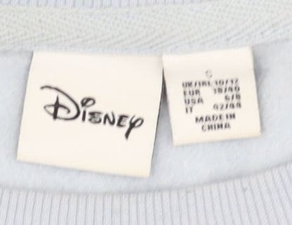 Womens UK Size 6 Disney Blue Pullover Sweatshirt