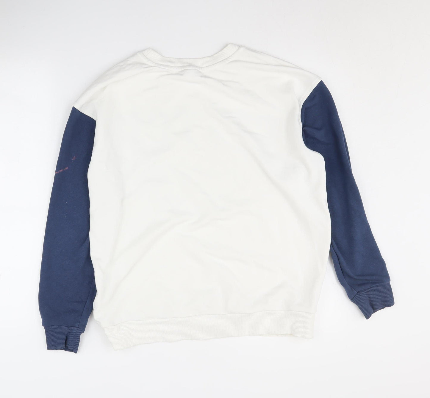 George Women's White Cartoon Sweatshirt, Size 12-14