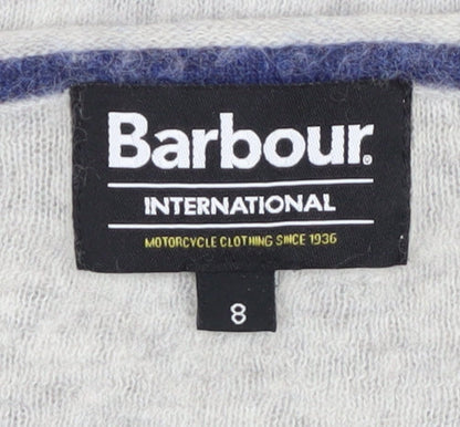 Barbour Women's Grey Pullover Jumper Size 8
