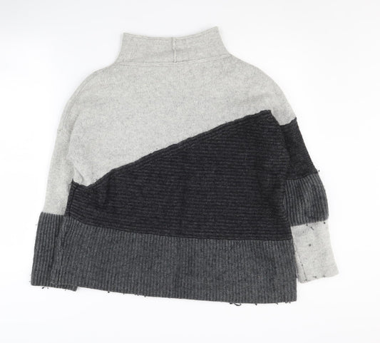 Womens UK Size S French Connection Grey Pullover Jumper