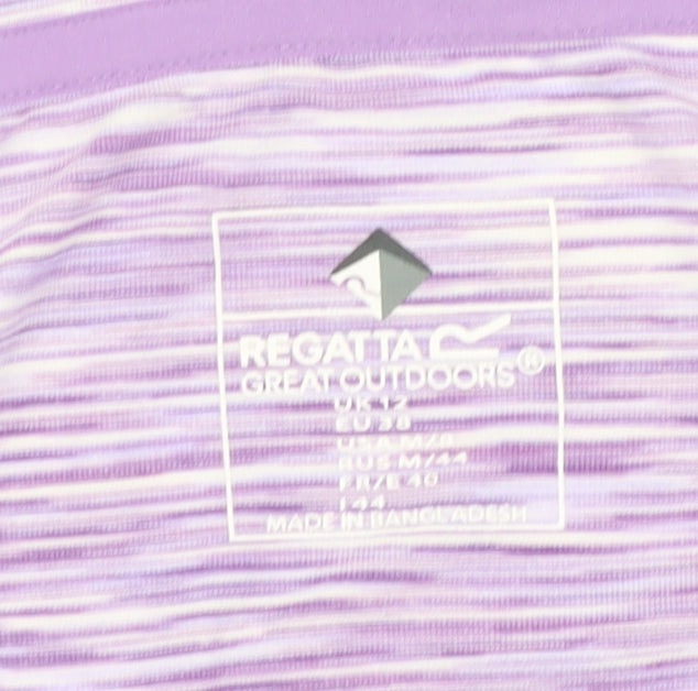 Regatta Women's Purple Short Sleeve Athletic Top