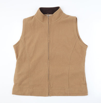 Womens UK Size L EWM Brown Basic Jacket