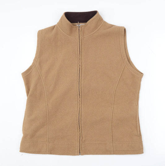 Womens UK Size L EWM Brown Basic Jacket