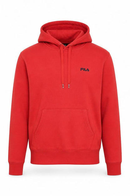 Mens UK Size S FILA Red Pullover Hoodie