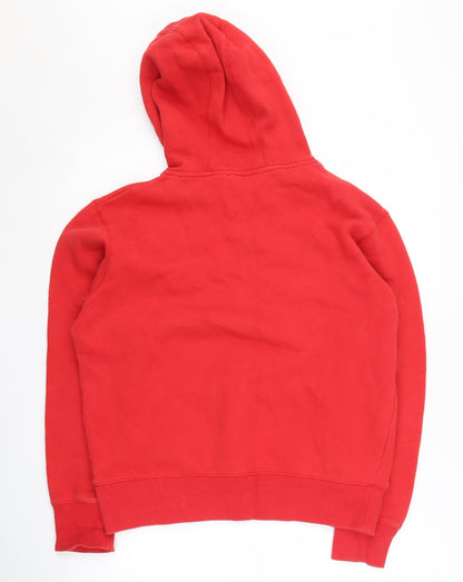 Mens UK Size S FILA Red Pullover Hoodie