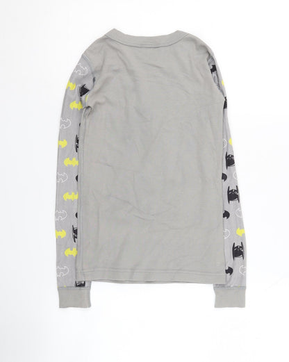 Hanna Andersson Boys' Batman Grey Long Sleeve T-Shirt Size 10