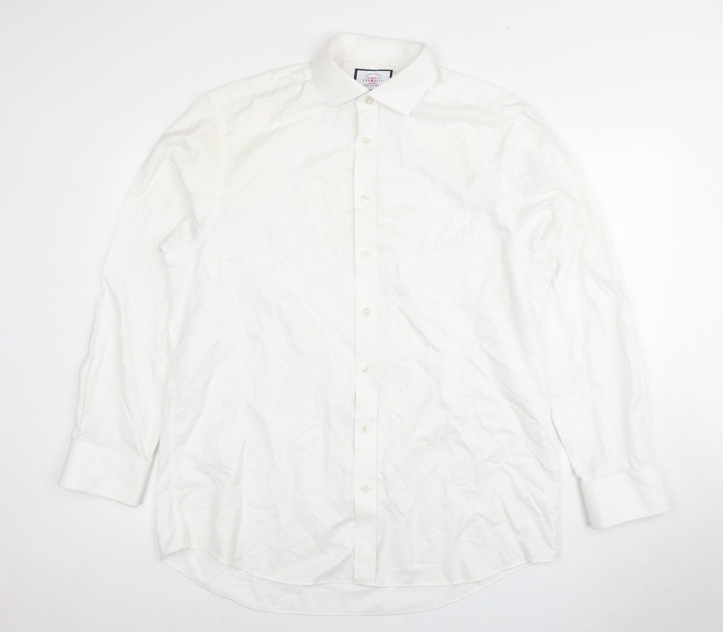 Mens UK Collar Size 42/89 cm Charles Tyrwhitt Smart White  Dress Shirt