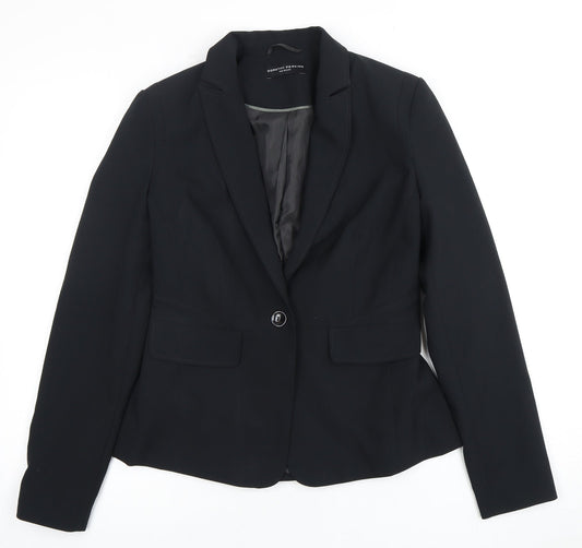 Dorothy Perkins Women's Black Suit Jacket Size 10
