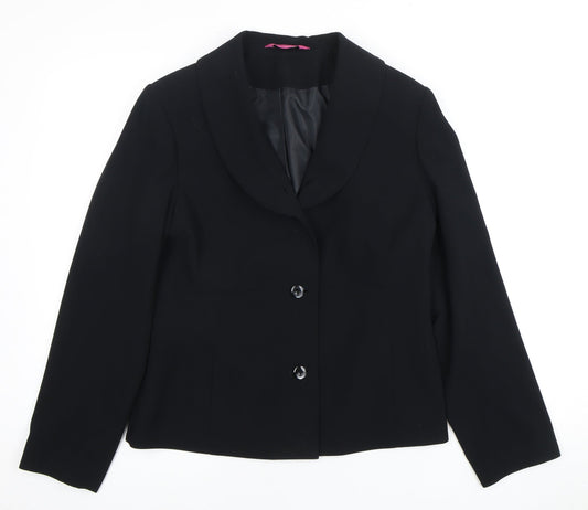 Womens UK Size 12 For Women Regular Black Blazer