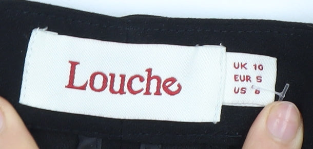 Louche Women’s Black Blazer UK 10 Polyester
