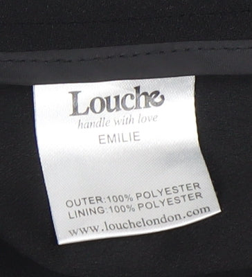 Louche Women’s Black Blazer UK 10 Polyester