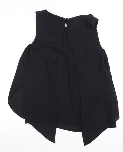 Paraphrase Women's Black Sleeveless Blouse Size 12