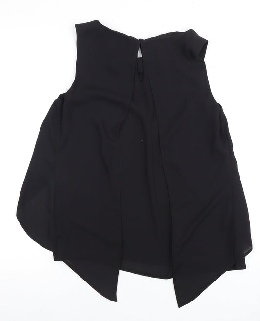 Paraphrase Women's Black Sleeveless Blouse Size 12