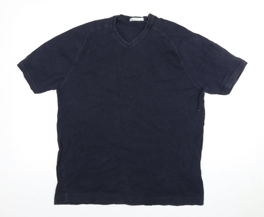 Womens UK Size M Marks and Spencer Black Basic T-Shirt