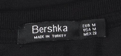 Bershka Women's Black Bell Sleeve Dress, UK Size 12