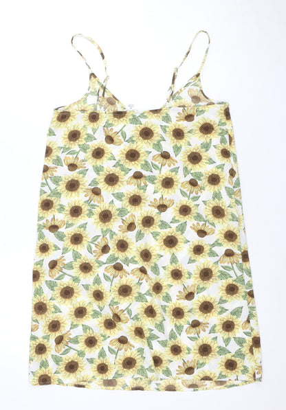 Monki Women's Multicoloured Floral Dress Size 8