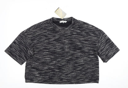BEFORE DARK Women's Black T-Shirt, Size M, Relaxed Fit