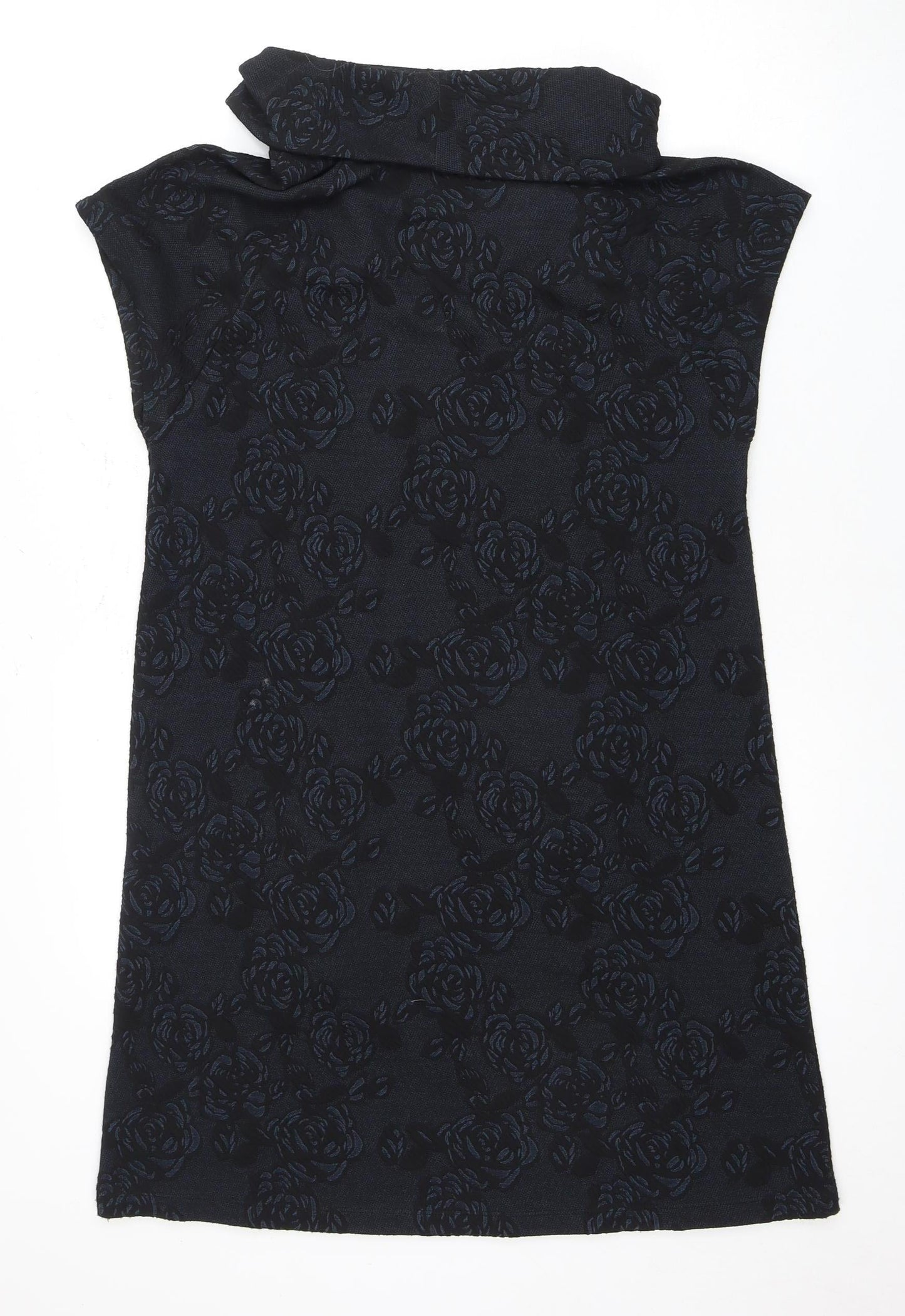 VIZ-A-VIZ Women's Black Floral Dress Size 10