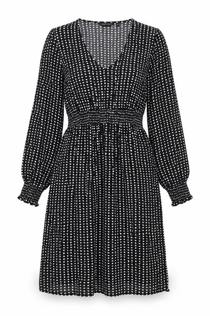 Dorothy Perkins Women's Black Polka Dot Dress Size 14