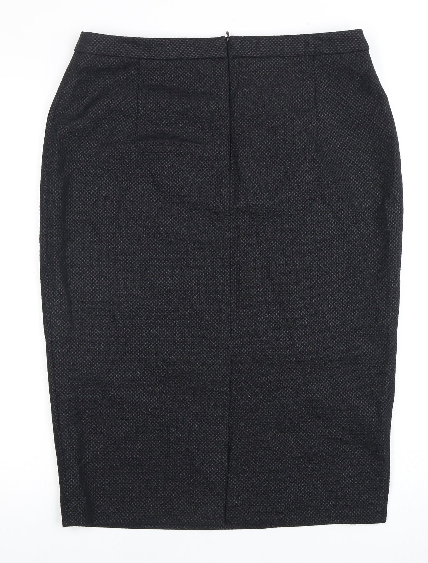 Amphora Women's Black Knee Length Pencil Skirt L