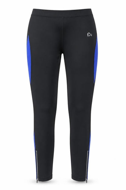 Front view of Next unisex track pants m black/blue breathable
