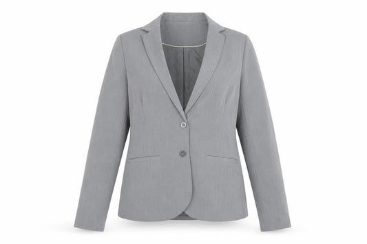 Rinascimento Grey Women's Two-Button Suit Jacket Size 12