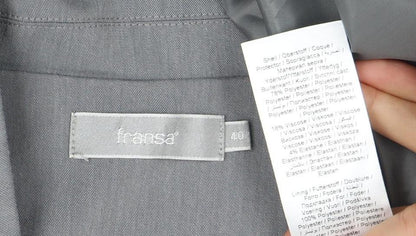 Rinascimento Grey Women's Two-Button Suit Jacket Size 12