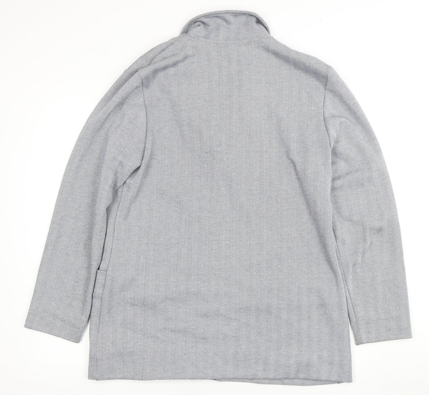 Weekenders Grey Women's Blazer M, Herringbone Casual