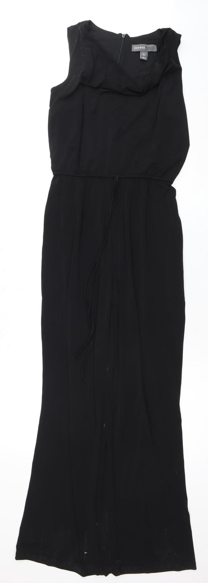 Donna Ricco Women's Black Sleeveless Jumpsuit Size 12