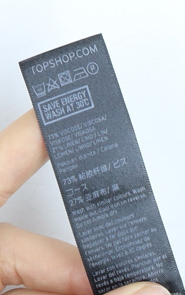 Topshop Women's Green Paperbag Shorts Size 12