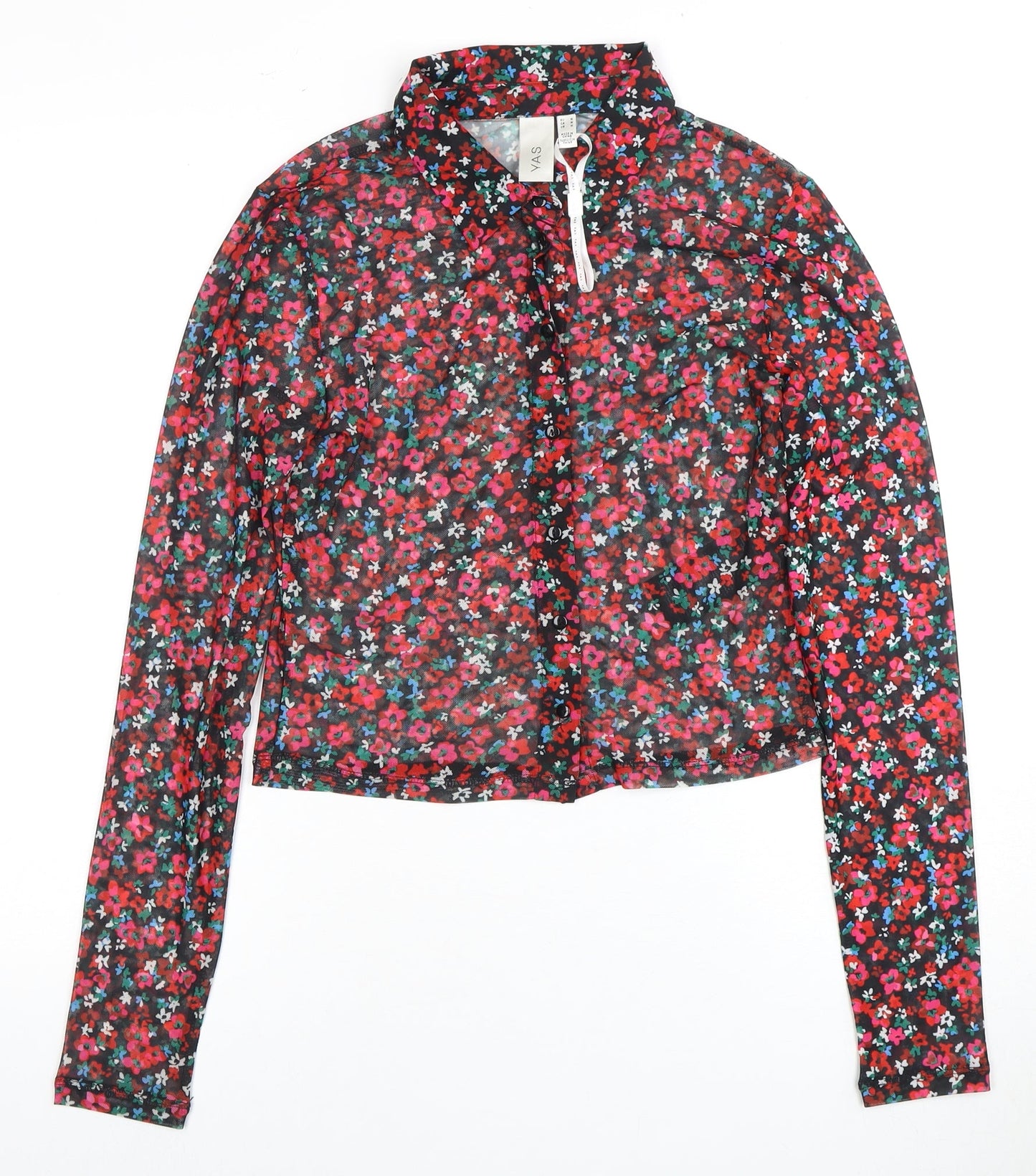 Womens UK Size 12 Y.A.S Multicoloured Basic Blouse