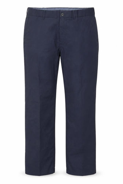 Unisex Adultss UK Size 32 in Marks and Spencer Regular Fit Chino Blue Trousers