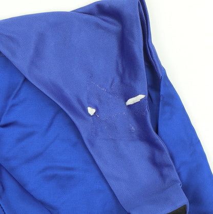 Zara Women's Blue Viscose Bodysuit Size 2 Long Sleeve Casual