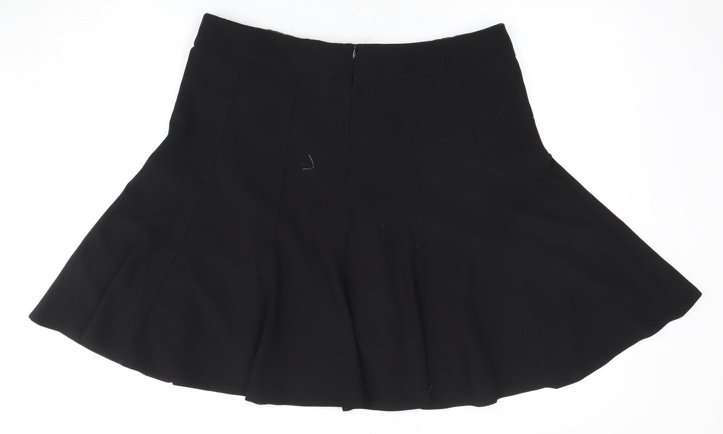 Marks and Spencer Black Flare Knee Length Skirt