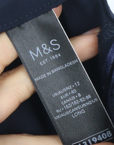 Marks and Spencer Women's Black Pencil Skirt Size 12