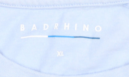 BadRhino Men's Blue XL Camouflage Sleeve T-Shirt