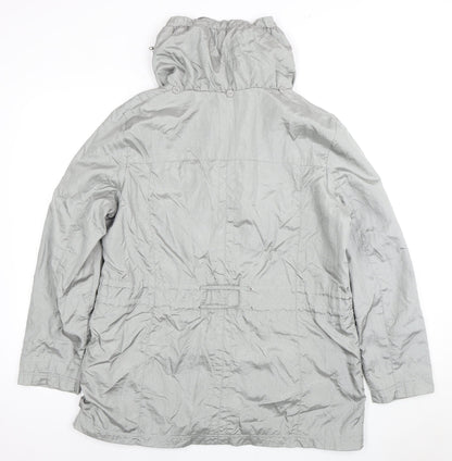 Womens UK Size 16 Bm Collection Grey Parka Coat