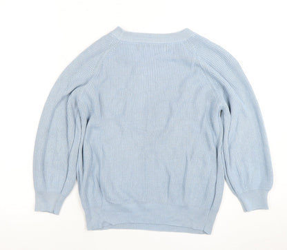 Womens UK Size 8 VERO MODA Blue Pullover Jumper