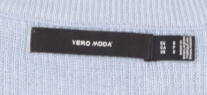 Womens UK Size 8 VERO MODA Blue Pullover Jumper