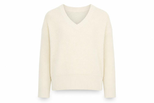 Womens UK Size S Noisy may Ivory Pullover Jumper