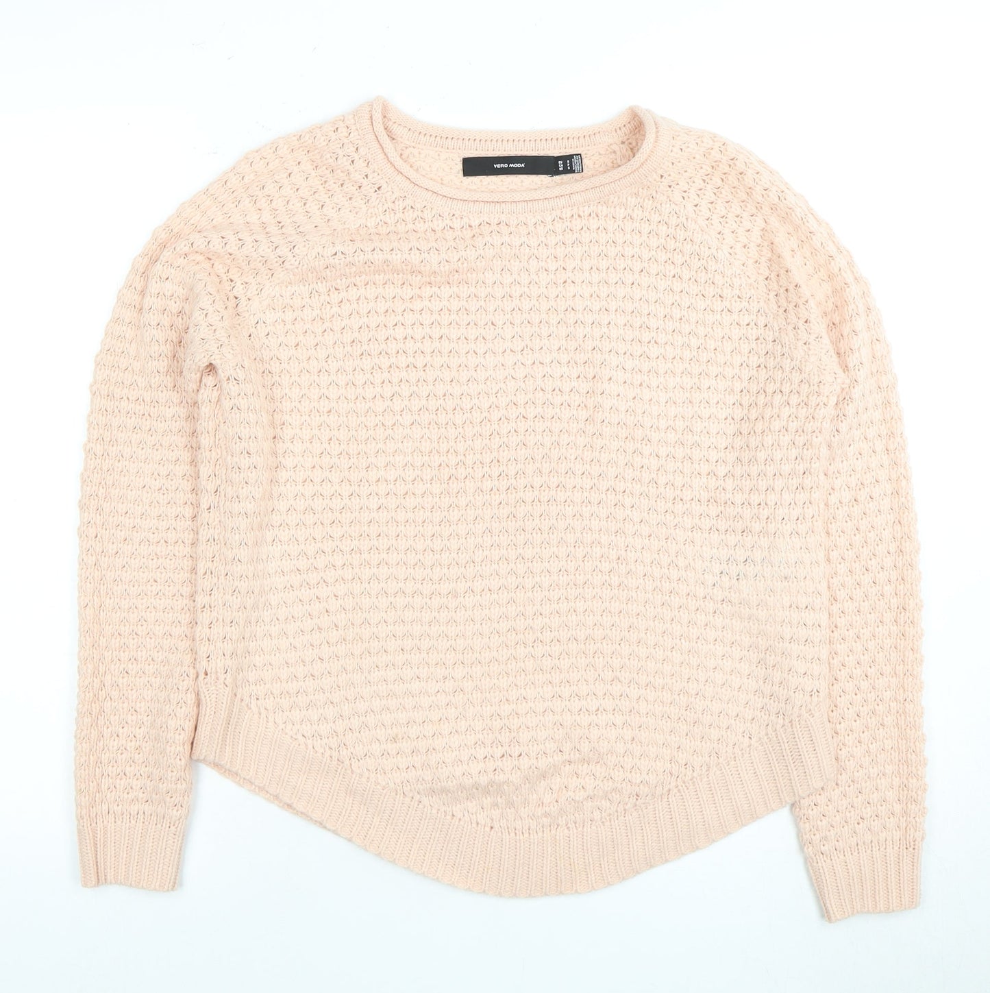 Womens UK Size S VERO MODA Pink Pullover Jumper