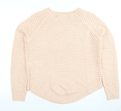 Womens UK Size S VERO MODA Pink Pullover Jumper