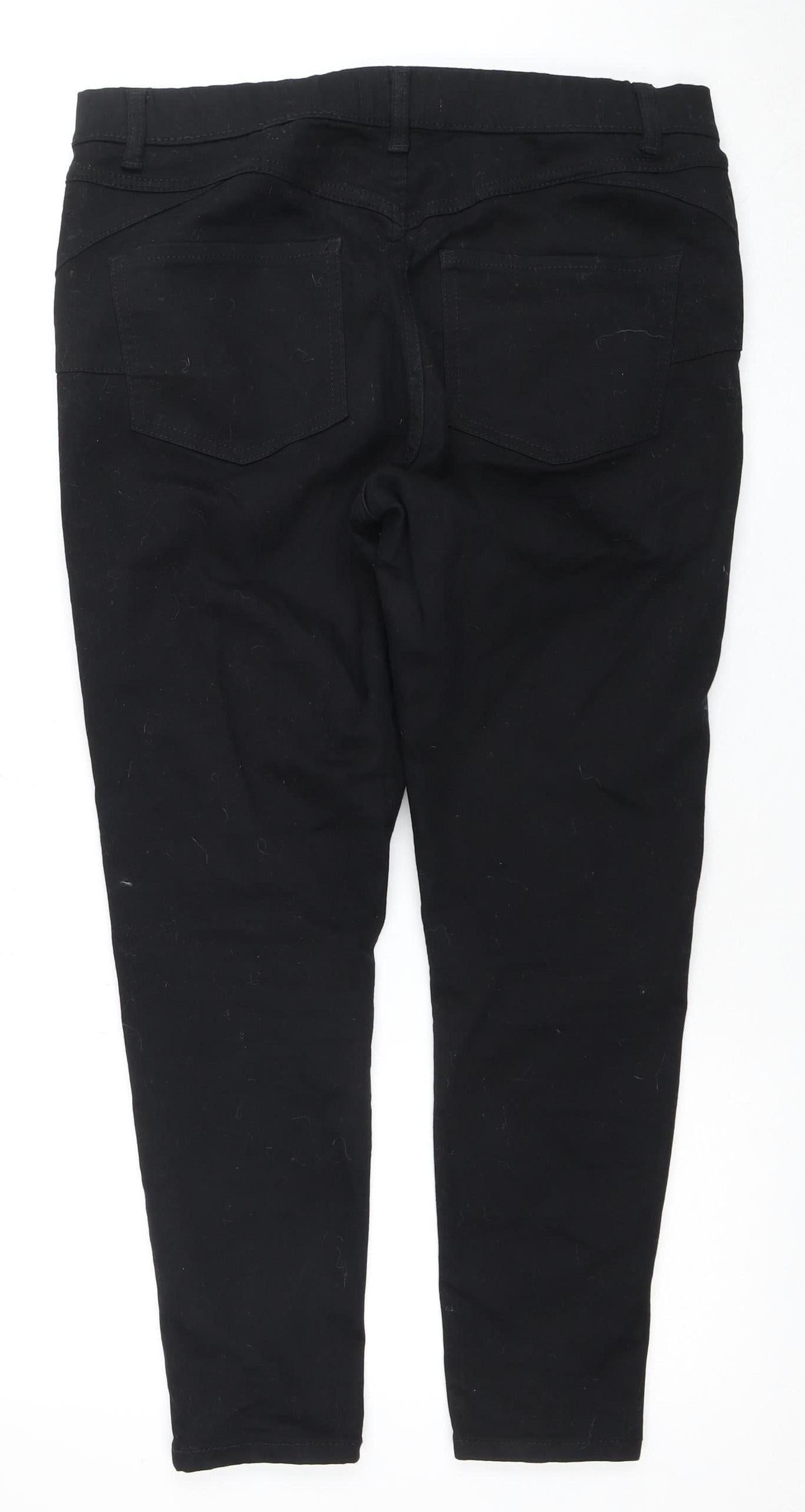 New Look Women's Black Jeans Size 12 Short