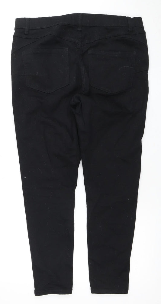 New Look Women's Black Jeans Size 12 Short