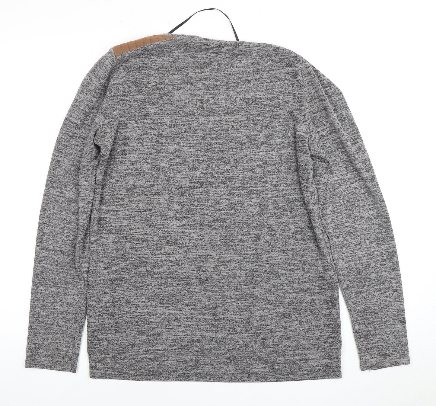 Womens UK Size L Only Grey Jersey T-Shirt