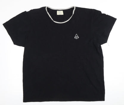 Shanaman Tees Men's Black 2XL T-Shirt Logo Accent