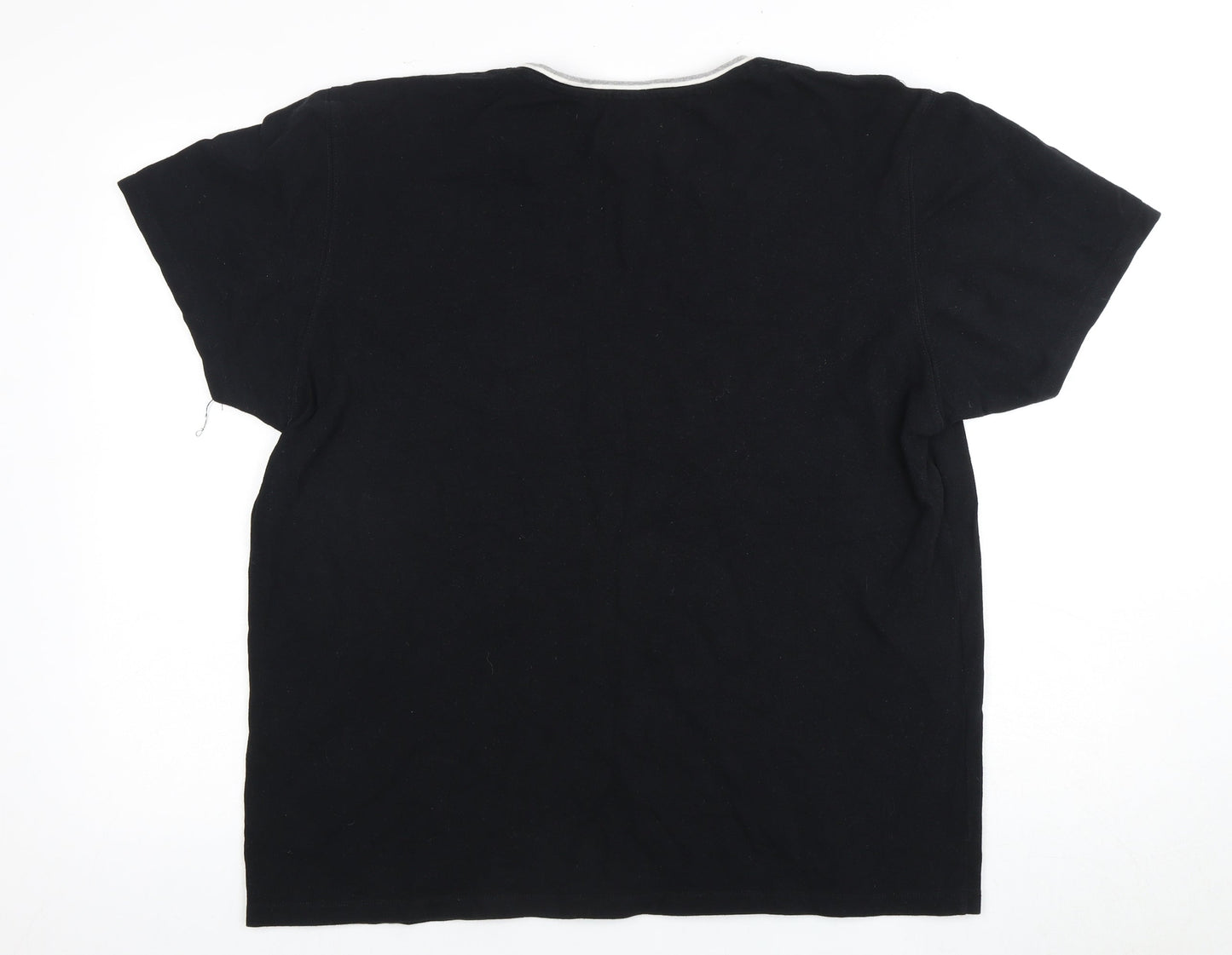 Shanaman Tees Men's Black 2XL T-Shirt Logo Accent